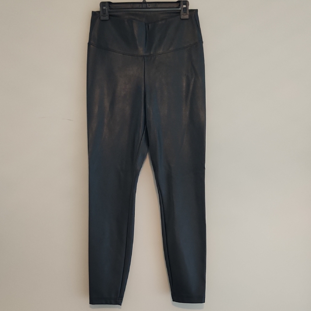 Black Faux Leather Leggings
